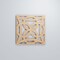 Ekena Millwork Small Baytown Decorative Fretwork Wood Wall Panels, Alder, 11 3/8"W x 11 3/8"H x 3/8"T WALW12X12X0375BYTAL - alternate 2